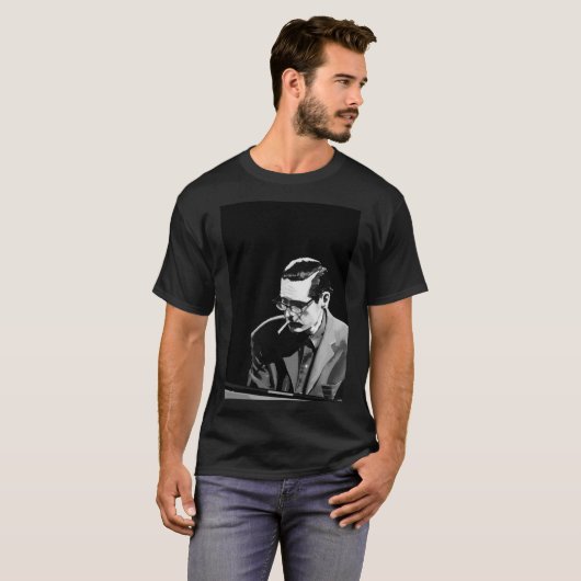 Bill Evans Melancholic Jazz  T-Shirt (Vorne ganz)