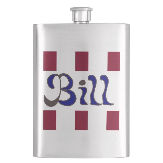 Bill Flask Flachmann (Vorderseite)