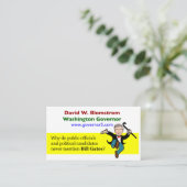 Bill Gates Visitenkarte (Stehend Vorderseite)