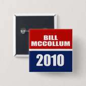 BILL MCCOLLUM FÜR REGIERUNGSBEHÖRDEN BUTTON (Vorne & Hinten)