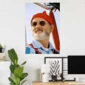 Bill Murray Life Aquatic Poster (Heimbüro)