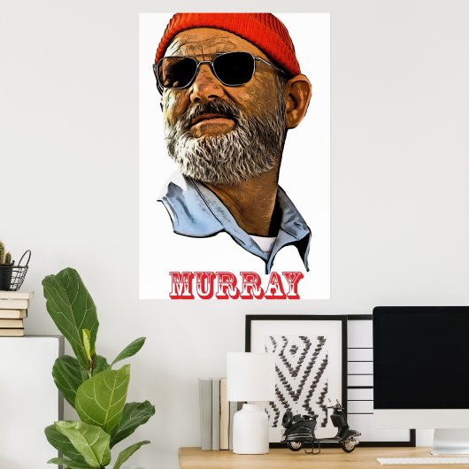 Bill-Murter-Weihnachten Poster (Heimbüro)