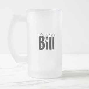 Bill-Name Art-Mattierte Tasse