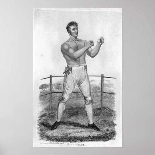 Bill Neat, graviert von Percy Roberts Poster (Vorne)
