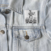 Bill ordentlich, graviert durch Percy Roberts Button (Beispiel)