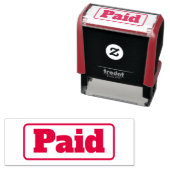 Bill Paid Red Office & Business Briefmarke Permastempel (Beispiel)