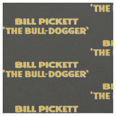 Bill Pickett Black Cowboy SteerWrestler Fabric 2 Stoff (Nahaufnahme)