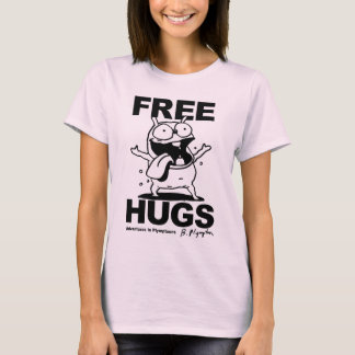 Bill Plympton Hundeshirt "Free Hugs" T-Shirt