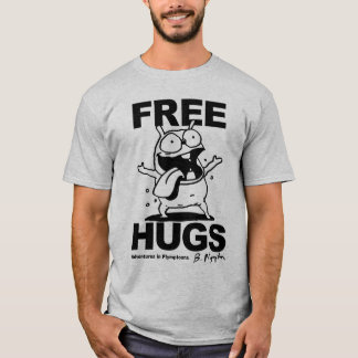 Bill Plympton Hundeshirt "Free Hugs" T-Shirt
