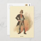 Bill Sikes von Kyd, Charles Dickens Oliver Drehung Postkarte (Vorne/Hinten)