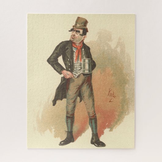 Bill Sikes von Kyd, Charles Dickens Oliver Drehung Puzzle (Vertikal)