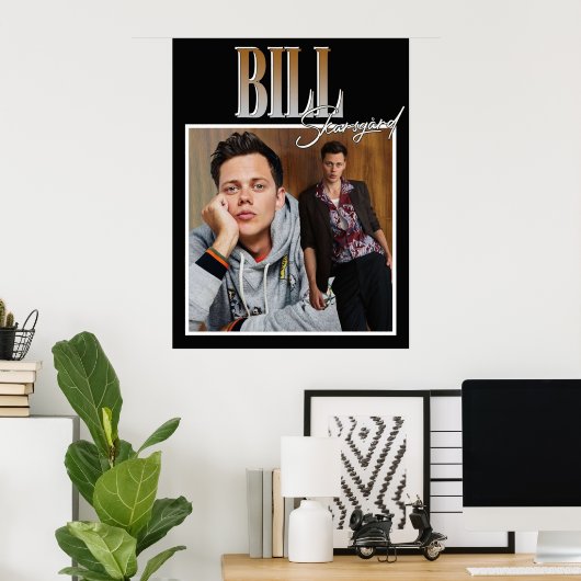Bill Skarsgard Poster (Heimbüro)