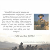 Bill Slim Aufkleber "Unseligkeit" (Vorderseite)