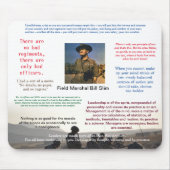 Bill Slim Leaders Mouse Mat Mousepad (Vorne)