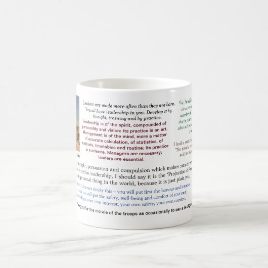 Bill Slim Quotable Leadership Tasse (Mittel)