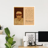 Bill Steele Kardinals Baseball 1912 Poster (Heimbüro)