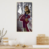 Bill "The Butcher Cutting" Poster (Küche)