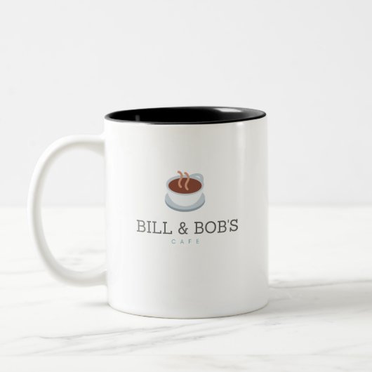 Bill und Bob Cafe - Erholung Emotionale Sobribie Zweifarbige Tasse (Links)