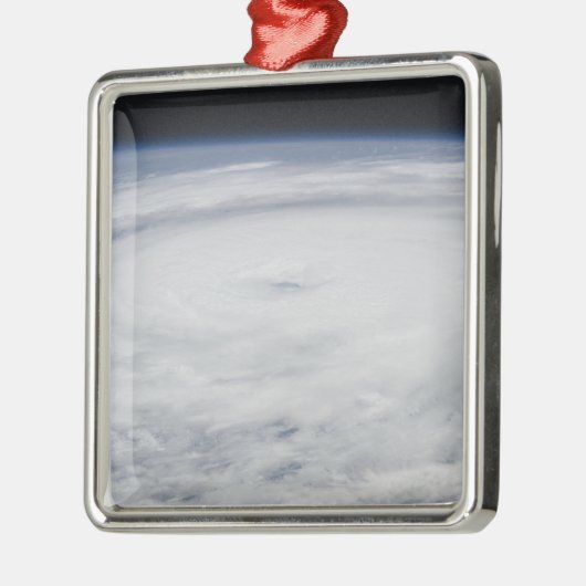 Bill von Hurrikanen im Atlantischen Ozean 2 Silbernes Ornament (Links)