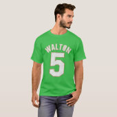 Bill Walton Basketball Typ, Bill Walton 5 T-Shirt (Vorne ganz)
