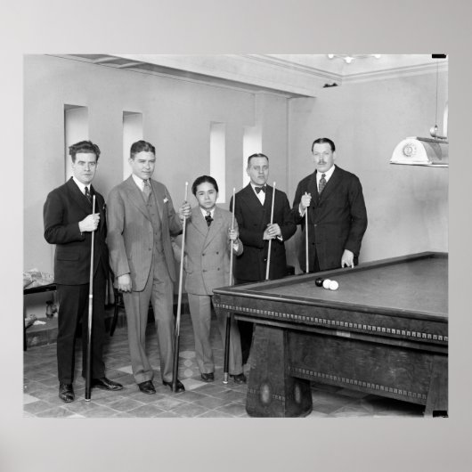 Billard: 1927 poster (Vorne)