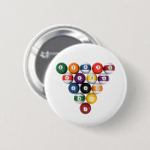 Billard: 3D-Modell: Button (Vorne & Hinten)