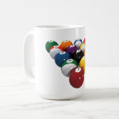 Billard: 3D-Modell: Kaffeetasse (Vorderseite Links)