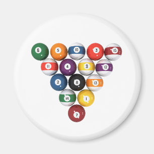 Billard: 3D-Modell: Magnet