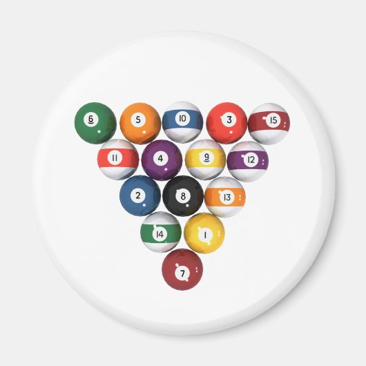 Billard: 3D-Modell: Magnet (Vorne)