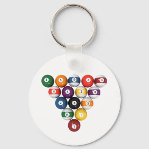 Billard: 3D-Modell: Schlüsselanhänger