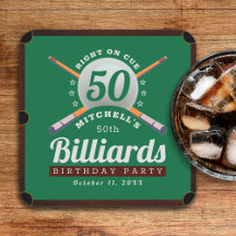 Billard 50. Geburtstagsparty