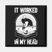 Billard 8 Ball Es funktionierte mein Head Pool Pla Magnet (Vorne)