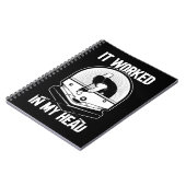 Billard 8 Ball Es funktionierte mein Head Pool Pla Notizblock (Linke Seite)