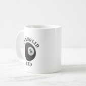 Billard 8 Ball One Solid Vater Vatertag Kaffeetasse (Vorderseite Links)