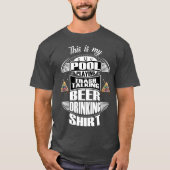 Billard 8 Ball Pool Player Sarcasm Neuheit T-Shirt (Vorderseite)