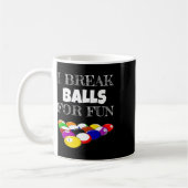 Billard 8 Ball Pool Player Sarcasm Novelty Spaß Kaffeetasse (Links)