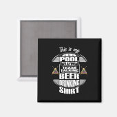 Billard 8 Ball Pool Player Sarcasm Novelty Spaß Magnet (Vorderseite/Rückseite)