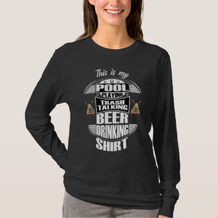 Billard 8 Ball Pool Player Sarcasm Novelty Spaß T-Shirt