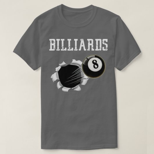 Billard, 8 Ball, Pool Shark, Sport von Zany Bra T-Shirt (Design vorne)