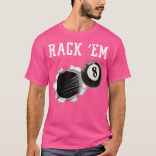 Billard 8 Ball Rack Em Pool Shark by Zany Brainy T-Shirt