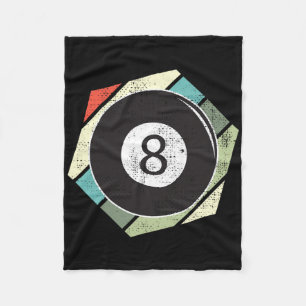 Billard 8 Ball Retro-Liebe für den Sportbillard Fleecedecke