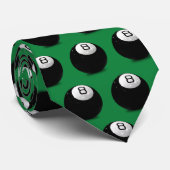 Billard Aight Ball auf grün Krawatte (Gerollt)