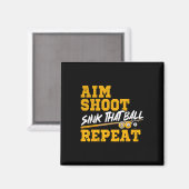 Billard Aim Shoot Sink, dass Ball wiederholen Pool Magnet (Vorderseite/Rückseite)