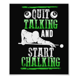 Billard Art Fotodruck