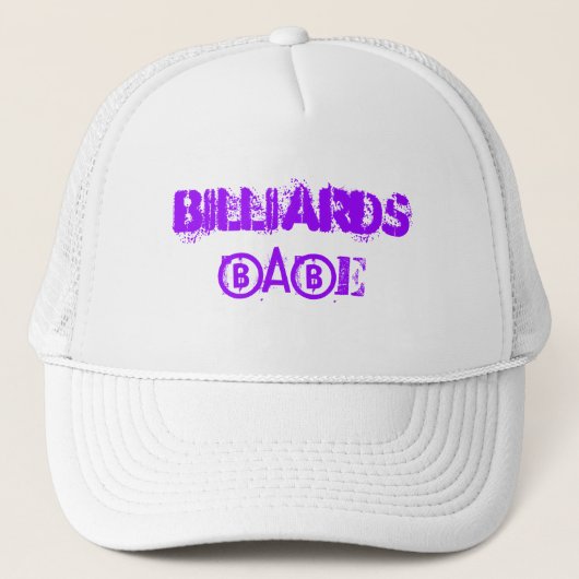 Billard-Baby-Hut Truckerkappe (Vorderseite)
