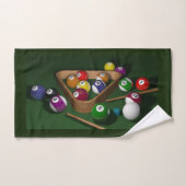 Billard-Badezimmer-Tuch-Set Badhandtuch Set (Handtuch)