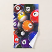 Billard-Badezimmer-Tuch-Set Badhandtuch Set (Handtuch)