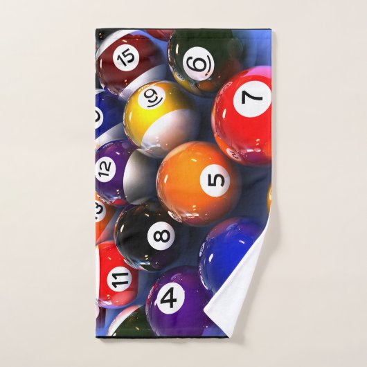 Billard-Badezimmer-Tuch-Set Badhandtuch Set (Handtuch)
