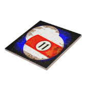 BILLARD-BALL NR. 11 FLIESE (Seite)