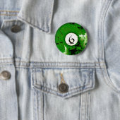 BILLARD-BALL NR. 6 BUTTON (Beispiel)